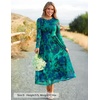 image:imageZESICA Womens Fall Long Sleeve Wedding Guest DressesGreen