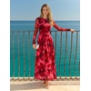 image:imageZESICA Womens Fall Long Sleeve Wedding Guest DressesRed
