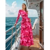image:imageZESICA Womens Fall Long Sleeve Wedding Guest DressesRose