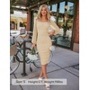 image:imageZESICA Womens Fall Long Sleeve Wedding Guest Midi DressesApricot