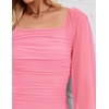image:imageZESICA Womens Fall Long Sleeve Wedding Guest Midi DressesPink