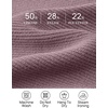 image:imageZESICA Womens Fall Mock Neck Cropped Sweaters Long Sleeve Pullover TopsPurple