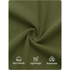 image:imageZESICA Womens Fall Off Shoulder Cinched Waist Cropped Sweaters TrendyArmygreen