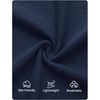 image:imageZESICA Womens Fall Off Shoulder Cinched Waist Cropped Sweaters TrendyNavy