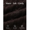 image:imageZESICA Womens Fall Sweaters Oversized Mock Neck Cable Knit OutfitsCoffee