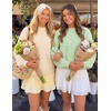 image:imageZESICA Womens Fall Winter Cable Knit Oversized Cozy Knit Pullover SweatersApricot