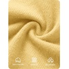 image:imageZESICA Womens Fall Winter Cozy Sweaters V Neck Loose Warm Pullover TopsButter Yellow