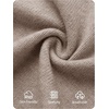 image:imageZESICA Womens Fall Winter Cozy Sweaters V Neck Loose Warm Pullover TopsOats