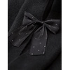 image:imageZESICA Womens Fall Winter Cute Bow Long Sleeve Oversized SweatersBlack