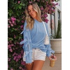 image:imageZESICA Womens Fall Winter Cute Bow Long Sleeve Oversized SweatersBlue