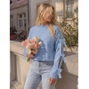 image:imageZESICA Womens Fall Winter Cute Bow Long Sleeve Oversized SweatersBlue