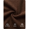 image:imageZESICA Womens Fall Winter Cute Bow Long Sleeve Oversized SweatersCaramel