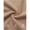 image:imageZESICA Womens Fall Winter Cute Bow Long Sleeve Oversized SweatersKhaki