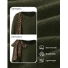 image:imageZESICA Womens Fall Winter Cute Bow Tie Oversized SweatersArmygreen