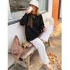 image:imageZESICA Womens Fall Winter Cute Bow Tie Oversized SweatersBlack
