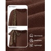 image:imageZESICA Womens Fall Winter Cute Bow Tie Oversized SweatersBrown