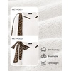 image:imageZESICA Womens Fall Winter Cute Bow Tie Oversized SweatersWhite