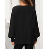image:imageZESICA Womens Fall Winter Long Sleeve Casual Oversized SweatersBlack