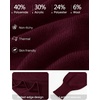 image:imageZESICA Womens Fall Winter Long Sleeve Casual Oversized SweatersBurgundy