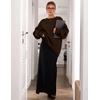 image:imageZESICA Womens Fall Winter Long Sleeve Casual Oversized SweatersCoffee