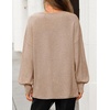 image:imageZESICA Womens Fall Winter Long Sleeve Casual Oversized SweatersKhaki