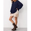 image:imageZESICA Womens Fall Winter Long Sleeve Casual Oversized SweatersNavy