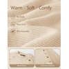 image:imageZESICA Womens Fall Winter Mock Neck Metal Button Pullover SweatersApricot