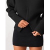 image:imageZESICA Womens Fall Zipper Pullover Sweaters 2026 Cozy Ribbed Knit TopsBlack