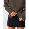 image:imageZESICA Womens Fall Zipper Pullover Sweaters 2026 Cozy Ribbed Knit TopsBrown