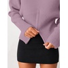 image:imageZESICA Womens Fall Zipper Pullover Sweaters 2026 Cozy Ribbed Knit TopsPurple