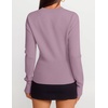 image:imageZESICA Womens Fall Zipper Pullover Sweaters 2026 Cozy Ribbed Knit TopsPurple