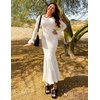 image:imageZESICA Womens Long Sleeve Floral Lace Cocktail Wedding Guest Maxi DressesBeige