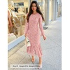 image:imageZESICA Womens Long Sleeve Floral Lace Cocktail Wedding Guest Maxi DressesPink