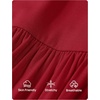 image:imageZESICA Womens Off Shoulder A Line Wedding Guest Maxi DressRed