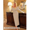 image:imageZESICA Womens Off The Shoulder Fall Sweater DressApricot