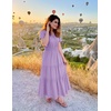 image:imageZESICA Womens Summer Casual Short Sleeve Boho Midi DressPurple