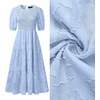 image:imageZESICA Womens Summer Short Puff Sleeve Floral Lace Maxi DressesLightblue