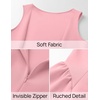 image:imageZESICA Womens Summer Sleeveless Boat Neck Cocktail Mini DressPink