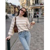 image:imageZESICA Womens Turtleneck Oversized Sweaters 2026 Fall OutfitsAlmond