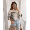 image:imageZESICA Womens Turtleneck Oversized Sweaters 2026 Fall OutfitsApricot