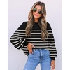 image:imageZESICA Womens Turtleneck Oversized Sweaters 2026 Fall OutfitsBlack