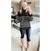 image:imageZESICA Womens Turtleneck Oversized Sweaters 2026 Fall OutfitsBlack