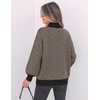 image:imageZESICA Womens Turtleneck Oversized Sweaters 2026 Fall OutfitsBrownstripe