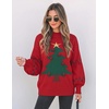 image:imageZESICA Womens Turtleneck Oversized Sweaters 2026 Fall OutfitsBurgundy