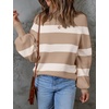 image:imageZESICA Womens Turtleneck Oversized Sweaters 2026 Fall OutfitsCamel