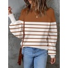 image:imageZESICA Womens Turtleneck Oversized Sweaters 2026 Fall OutfitsCaramel