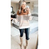 image:imageZESICA Womens Turtleneck Oversized Sweaters 2026 Fall OutfitsCaramel