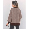 image:imageZESICA Womens Turtleneck Oversized Sweaters 2026 Fall OutfitsCoffee