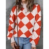 image:imageZESICA Womens Turtleneck Oversized Sweaters 2026 Fall OutfitsCoral