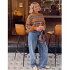 image:imageZESICA Womens Turtleneck Oversized Sweaters 2026 Fall OutfitsDarkkhaki